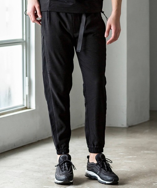 hummel（ヒュンメル）の「直営店・WEB限定 hummel(ヒュンメル)メッシュコンビパンツ（その他パンツ・メンズ・ホワイト/ブラック/カーキ・S/M/L/XL）」の3枚目の写真