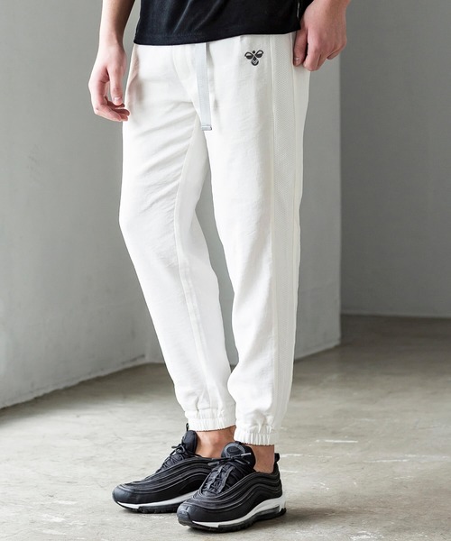 hummel（ヒュンメル）の「直営店・WEB限定 hummel(ヒュンメル)メッシュコンビパンツ（その他パンツ・メンズ・ホワイト/ブラック/カーキ・S/M/L/XL）」の9枚目の写真