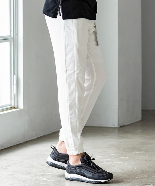 hummel（ヒュンメル）の「直営店・WEB限定 hummel(ヒュンメル)メッシュコンビパンツ（その他パンツ・メンズ・ホワイト/ブラック/カーキ・S/M/L/XL）」の11枚目の写真