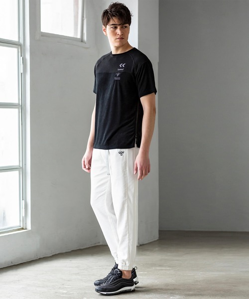 hummel（ヒュンメル）の「直営店・WEB限定 hummel(ヒュンメル)メッシュコンビパンツ（その他パンツ・メンズ・ホワイト/ブラック/カーキ・S/M/L/XL）」の7枚目の写真
