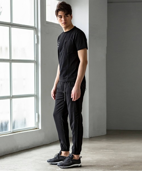 hummel（ヒュンメル）の「直営店・WEB限定 hummel(ヒュンメル)メッシュコンビパンツ（その他パンツ・メンズ・ホワイト/ブラック/カーキ・S/M/L/XL）」の8枚目の写真