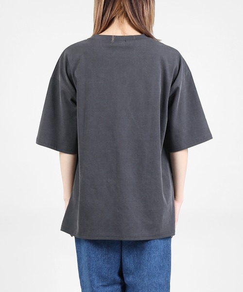 DING（ディング）の「DING/1980sビッグシルエットTシャツ（Tシャツ/カットソー・レディース・ホワイト/スミクロ・FREE）」の5枚目の写真