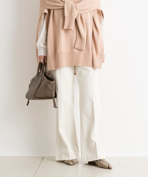 DouDou(ドゥドゥ)の「【SS】セミフレアパンツA(その他パンツ・レディース・ライトグレー/オフホワイト・38/36)」の21枚目の写真