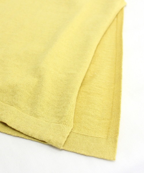 RNA-N（アールエヌエーエヌ）の「K2494 リネンコットンロングカーディガン（カーディガン/ボレロ・レディース・オートミール/イエロー/グレイッシュベージュ・MEDIUM）」の4枚目の写真