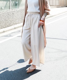 andme | コットンリネンワイドパンツ ウエストゴム(その他パンツ)
