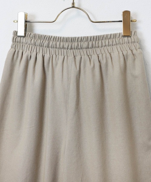 andme（アンドミー）の「コットンリネンワイドパンツ（その他パンツ・レディース・アイボリー/ブラック/キャメル/ベージュ/グリーン系その他/モカ・M/L）」の15枚目の写真