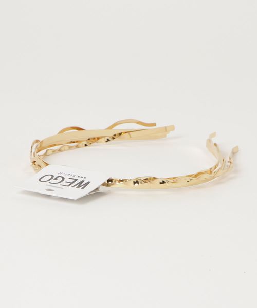 WEGO（ウィゴー）の「WEGO/【4点セット】メタルカチューシャ（カチューシャ・レディース・シルバー/ゴールド・FREE）」の3枚目の写真