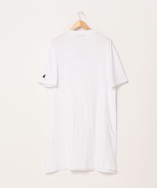 KANGOL（カンゴール）の「【KANGOL/カンゴール】フロントロゴワンピース　ワンポイント刺繍　サイドスリット入り　ビッグシルエット（ワンピース・レディース・ブラック/ブラウン/ホワイト・MEDIUM/LARGE）」の17枚目の写真