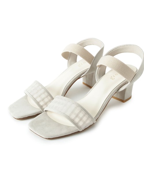 grove（グローブ）の「【WEB限定カラーあり】日本製やわここちサンダル（サンダル・レディース・アイボリー/シルバー/ブラック/ライトグリーン/イエロー系9/アイボリー系7/ライトグレー系7・25/35/45）」の3枚目の写真