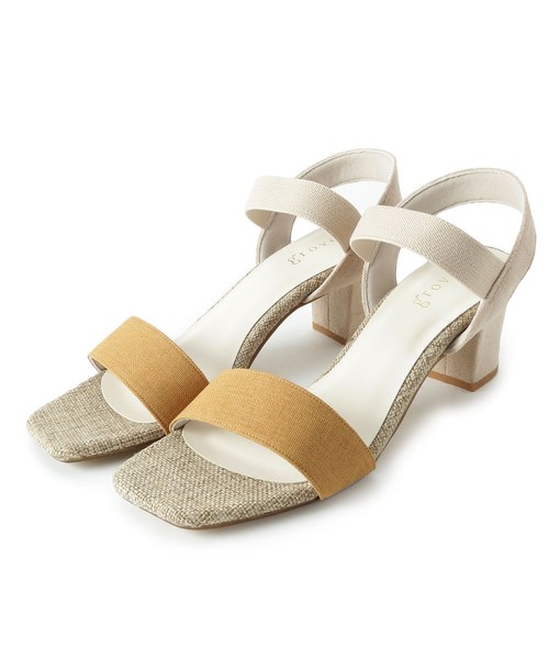 grove（グローブ）の「【WEB限定カラーあり】日本製やわここちサンダル（サンダル・レディース・アイボリー/シルバー/ブラック/ライトグリーン/イエロー系9/アイボリー系7/ライトグレー系7・25/35/45）」の6枚目の写真