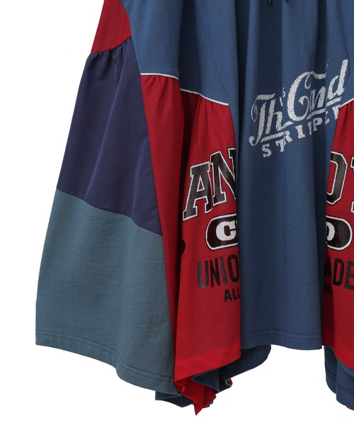 Candy Stripper(キャンディストリッパー)の「MESH SWITCHED スカート(スカート・レディース・ブラック/ブルー/パープル・2)」の12枚目の写真