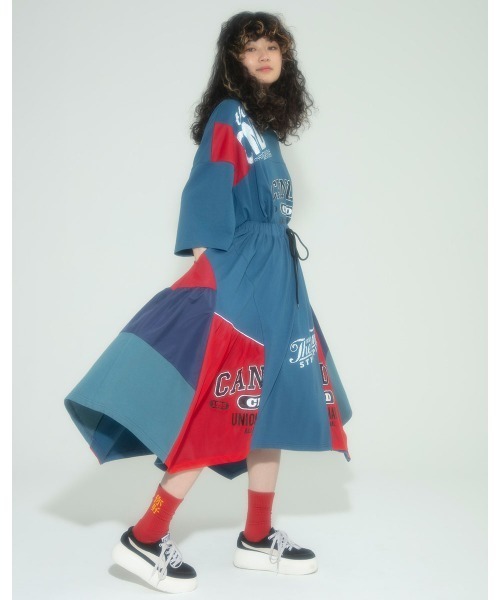 Candy Stripper(キャンディストリッパー)の「MESH SWITCHED スカート(スカート・レディース・ブラック/ブルー/パープル・2)」の18枚目の写真