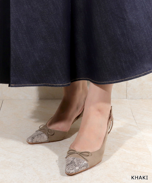 Randa ランダ の バックストラップリボンパンプス パンプス Wear