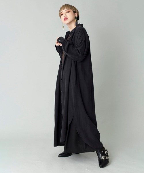 オズモーシス ロング丈ワンピース OSMOSIS（オズモーシス）の「ロングシャツワンピース（シャツ