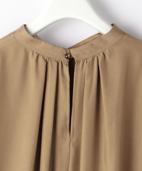 green label relaxing(グリーンレーベルリラクシング)の「CFC スタンドネック ボリュームスリーブ ブラウス(シャツ/ブラウス・レディース・オフホワイト/ベージュ/イエロー・FREE)」の6枚目の写真