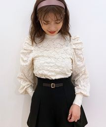 MAJESTIC LEGON | コンシャススリーブレーストップス(Tシャツ/カットソー)