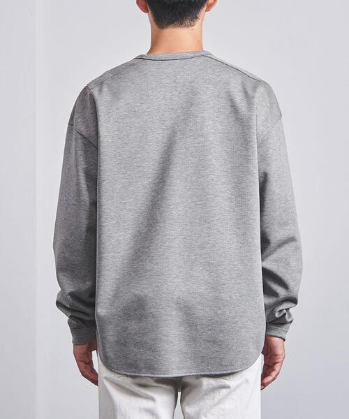 THE RERACS(ザ・リラクス)の「<THE RERACS(ザ リラクス)> コマンド Tシャツ■■■(Tシャツ/カットソー・メンズ・ベージュ/グレー・4/5)」の5枚目の写真