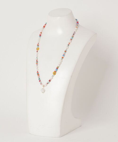 éliou カラフルパールネックレス 楽天市場】カラフル パール