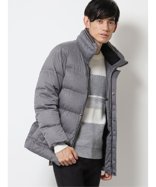 ダウン ダウンジャケット エムエフエディトリアルレディース/m.f.editorial:Women ボンディング切替 ショートダウン