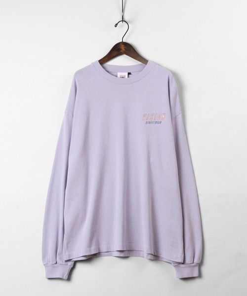 VISION STREET WEAR(ヴィジョンストリートウェア)の「【VISION STREET WEAR/ヴィジョンストリートウェア】 オーバーサイズ イラスト Tシャツ(Tシャツ/カットソー・メンズ・クリーム/パープル/チャコールグレー/ライトブルー/キナリ/ブラック系その他3/ベージュ/アイボリー/オフホワイト/ピンク/ダークブラック・M/L/XL)」の18枚目の写真