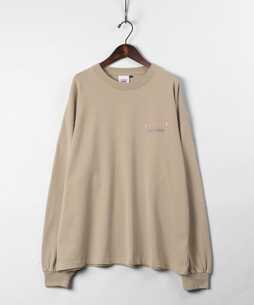 VISION STREET WEAR(ヴィジョンストリートウェア)の「【VISION STREET WEAR/ヴィジョンストリートウェア】 オーバーサイズ イラスト Tシャツ(Tシャツ/カットソー・メンズ・クリーム/パープル/チャコールグレー/ライトブルー/キナリ/ブラック系その他3/ベージュ/アイボリー/オフホワイト/ピンク/ダークブラック・M/L/XL)」の16枚目の写真