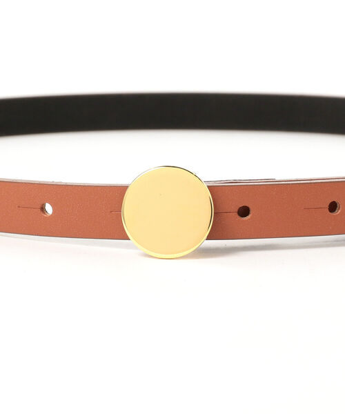 Ray BEAMS（レイビームス）の「Ray BEAMS / 丸 トップ バックル ベルト（ベルト・レディース・ブラック/カーキ/その他/オレンジ・ONE SIZE）」の7枚目の写真