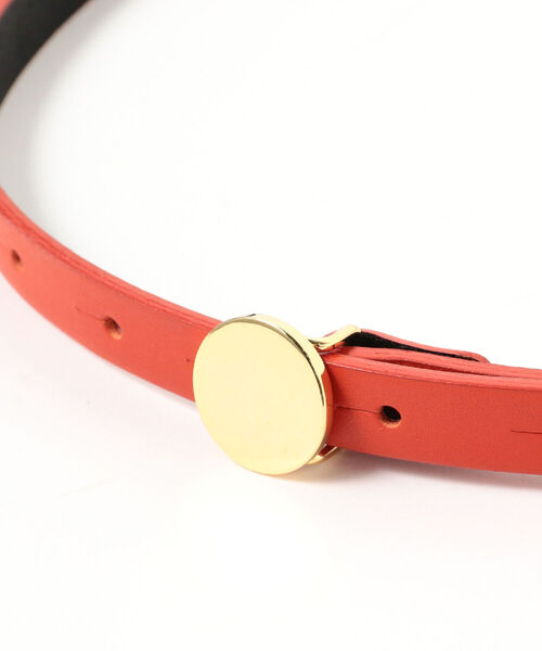 Ray BEAMS（レイビームス）の「Ray BEAMS / 丸 トップ バックル ベルト（ベルト・レディース・ブラック/カーキ/その他/オレンジ・ONE SIZE）」の9枚目の写真