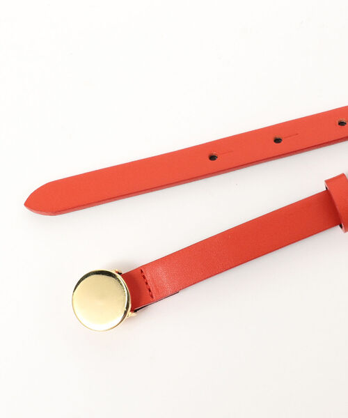 Ray BEAMS（レイビームス）の「Ray BEAMS / 丸 トップ バックル ベルト（ベルト・レディース・ブラック/カーキ/その他/オレンジ・ONE SIZE）」の10枚目の写真