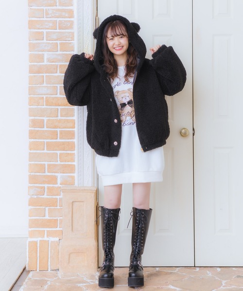 ROJITA（ロジータ）の「くま耳ボアブルゾン（ブルゾン）」 - WEAR