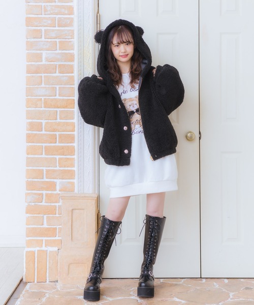 ROJITA（ロジータ）の「くま耳ボアブルゾン（ブルゾン）」 - WEAR