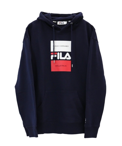 FILA(フィラ)の「【FILA/フィラ】デザインプリント ビッグシルエット スウェット パーカー 裏毛(パーカー・メンズ・ベージュ/ブラック/ネイビー/ホワイト・L/M/LL)」の16枚目の写真