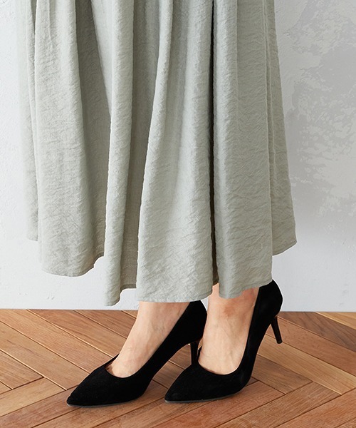 COMME CA ISM(コムサイズム)の「〈ウエストゴム〉 ワッシャー ギャザースカート(スカート・レディース・ブルー/ミント/グレイッシュベージュ・SMALL/MEDIUM/LARGE/X-LARGE)」の14枚目の写真