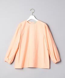 ユナイテッドアローズ／クルーネック×タックスリーブゆったりブラウス ベージュ UNITED ARROWS（ユナイテッドアローズ）の「UBC タックスリーブ
