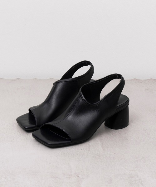 MAISON SPECIAL(メゾンスペシャル)の「ストレッチミュール【MAISON SPECIAL/メゾンスペシャル】(サンダル・レディース・ブラック/ブラウン/ホワイト・36/37/38.5/38)」の3枚目の写真