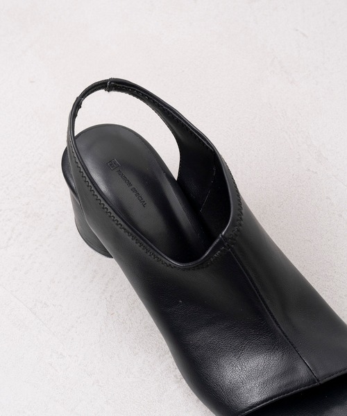 MAISON SPECIAL(メゾンスペシャル)の「ストレッチミュール【MAISON SPECIAL/メゾンスペシャル】(サンダル・レディース・ブラック/ブラウン/ホワイト・36/37/38.5/38)」の6枚目の写真