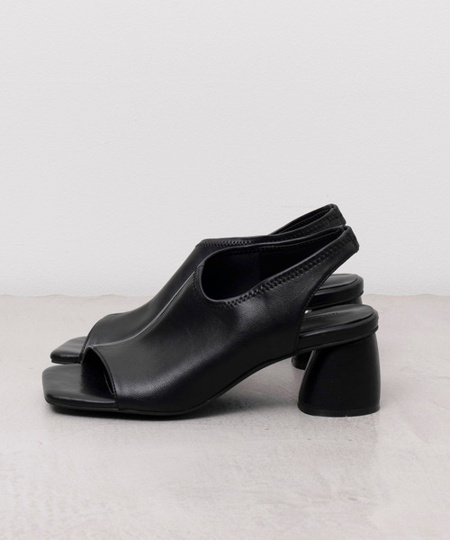 MAISON SPECIAL(メゾンスペシャル)の「ストレッチミュール【MAISON SPECIAL/メゾンスペシャル】(サンダル・レディース・ブラック/ブラウン/ホワイト・36/37/38.5/38)」の4枚目の写真