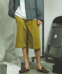 《ユニセックスアイテム》TAKEMIサマーコーデュロイワイドショーツ 【MAISON SPECIAL/メゾンスペシャル】■セットアップ対応■