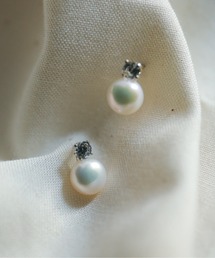 淡水パール１TOPピアス