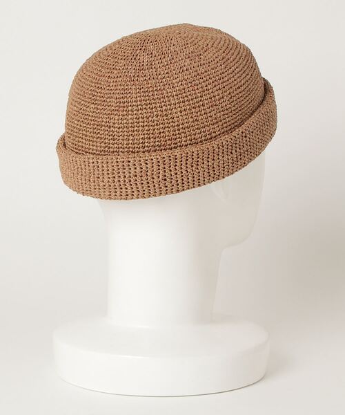 Basiquenti（ベーシックエンティ）の「【Basiquenti】Paper Roll Cap BCA-K11656（キャップ・メンズ・ブラック/ブラウン/ベージュ・FREE）」の4枚目の写真