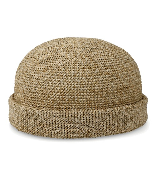 Basiquenti（ベーシックエンティ）の「【Basiquenti】Paper Roll Cap BCA-K11656（キャップ・メンズ・ブラック/ブラウン/ベージュ・FREE）」の2枚目の写真