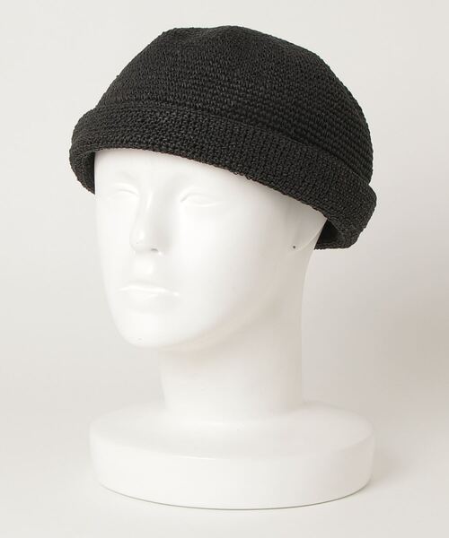 Basiquenti（ベーシックエンティ）の「【Basiquenti】Paper Roll Cap BCA-K11656（キャップ・メンズ・ブラック/ブラウン/ベージュ・FREE）」の7枚目の写真