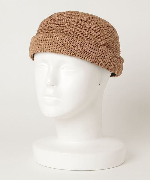 Basiquenti（ベーシックエンティ）の「【Basiquenti】Paper Roll Cap BCA-K11656（キャップ・メンズ・ブラック/ブラウン/ベージュ・FREE）」の6枚目の写真