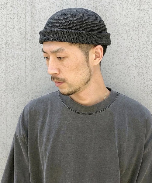 Basiquenti（ベーシックエンティ）の「【Basiquenti】Paper Roll Cap BCA-K11656（キャップ・メンズ・ブラック/ブラウン/ベージュ・FREE）」の8枚目の写真