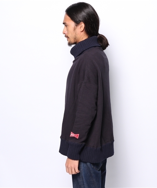 BEAUTY&YOUTH UNITED ARROWS（ビューティーアンドユースユナイテッドアローズ）の「＜VOTE MAKE NEW CLOTHES＞  12 TTL BIG SWT/スウェット（スウェット・メンズ・ホワイト/ネイビー・SMALL/MEDIUM）」の4枚目の写真
