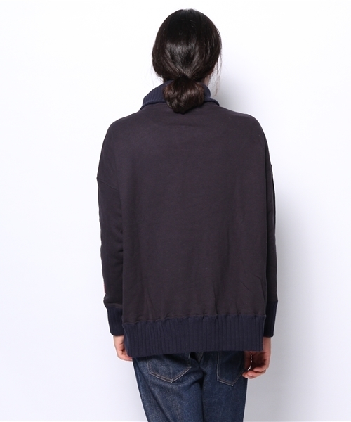 BEAUTY&YOUTH UNITED ARROWS（ビューティーアンドユースユナイテッドアローズ）の「＜VOTE MAKE NEW CLOTHES＞  12 TTL BIG SWT/スウェット（スウェット・メンズ・ホワイト/ネイビー・SMALL/MEDIUM）」の5枚目の写真