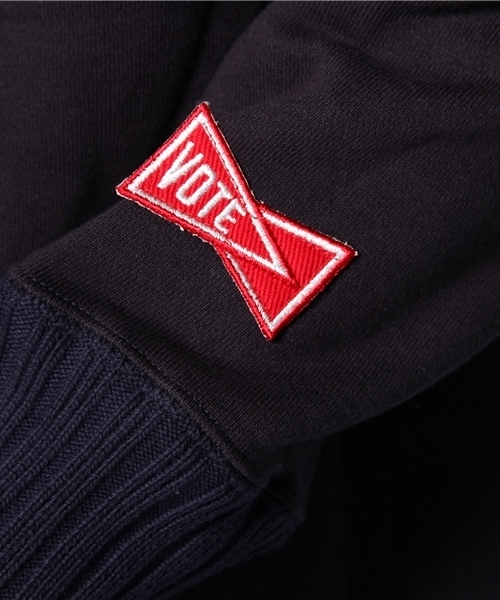 BEAUTY&YOUTH UNITED ARROWS（ビューティーアンドユースユナイテッドアローズ）の「＜VOTE MAKE NEW CLOTHES＞  12 TTL BIG SWT/スウェット（スウェット・メンズ・ホワイト/ネイビー・SMALL/MEDIUM）」の8枚目の写真