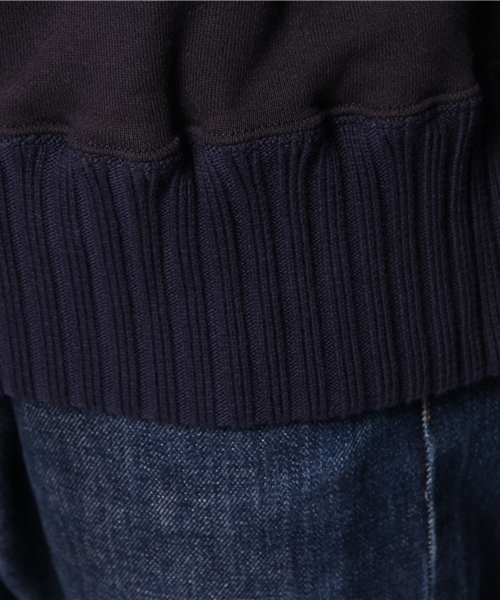 BEAUTY&YOUTH UNITED ARROWS（ビューティーアンドユースユナイテッドアローズ）の「＜VOTE MAKE NEW CLOTHES＞  12 TTL BIG SWT/スウェット（スウェット・メンズ・ホワイト/ネイビー・SMALL/MEDIUM）」の9枚目の写真