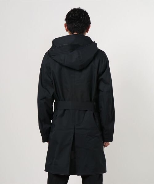 B'2nd（ビーセカンド）の「Norwegian Rain(ノルウェイジャンレイン) SINGLE BREASTED S/S（ステンカラーコート・メンズ・ブラック・SMALL/MEDIUM/LARGE）」の3枚目の写真