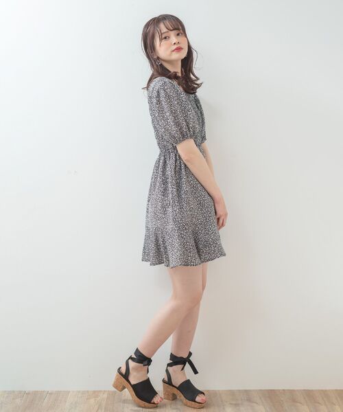 セール ガーリーフラワーミニワンピ ワンピース Majestic Legon マジェスティックレゴン のファッション通販 Zozotown