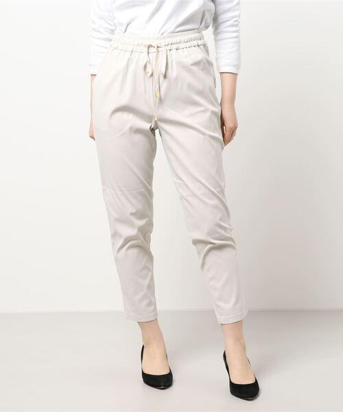 Q（キュー）の「ミリタリーイージーパンツ（その他パンツ・レディース・ブラック/カーキ/アイボリー/ブラック系その他/スモークピンク・MEDIUM）」の13枚目の写真